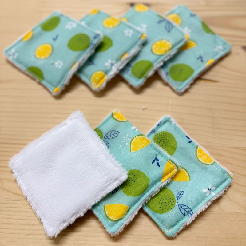 Pack de 7 lingettes lavables