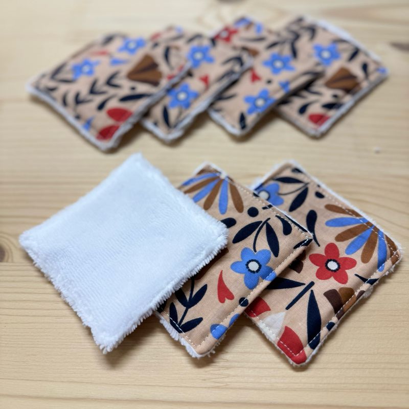 Pack de 7 lingettes lavables