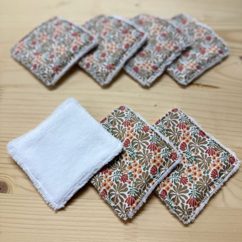 Pack de 7 lingettes lavables