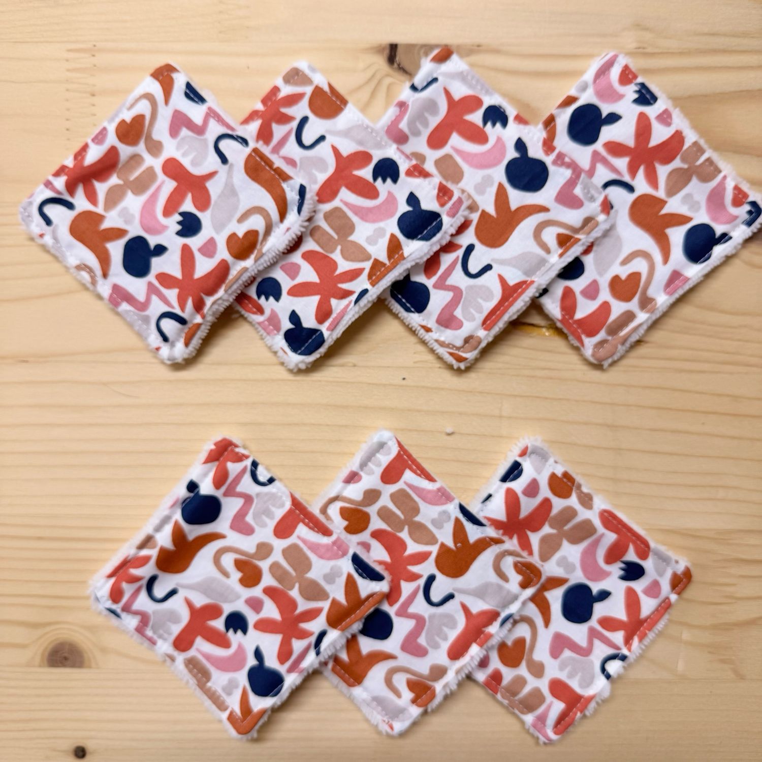 Pack de 7 lingettes lavables