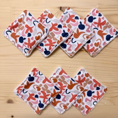 Pack de 7 lingettes lavables