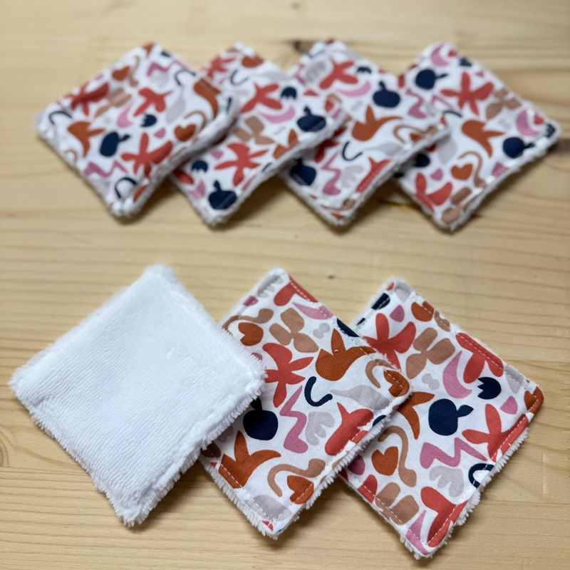 Pack de 7 lingettes lavables