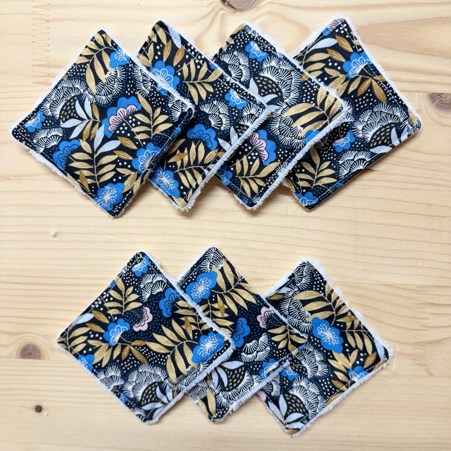 Pack de 7 lingettes lavables