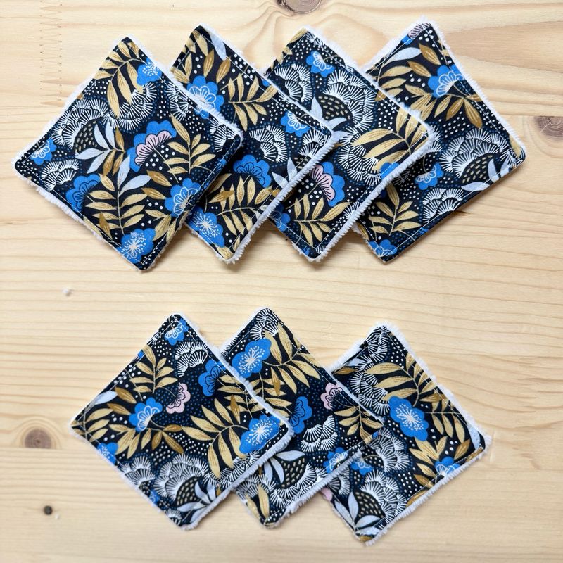 Pack de 7 lingettes lavables