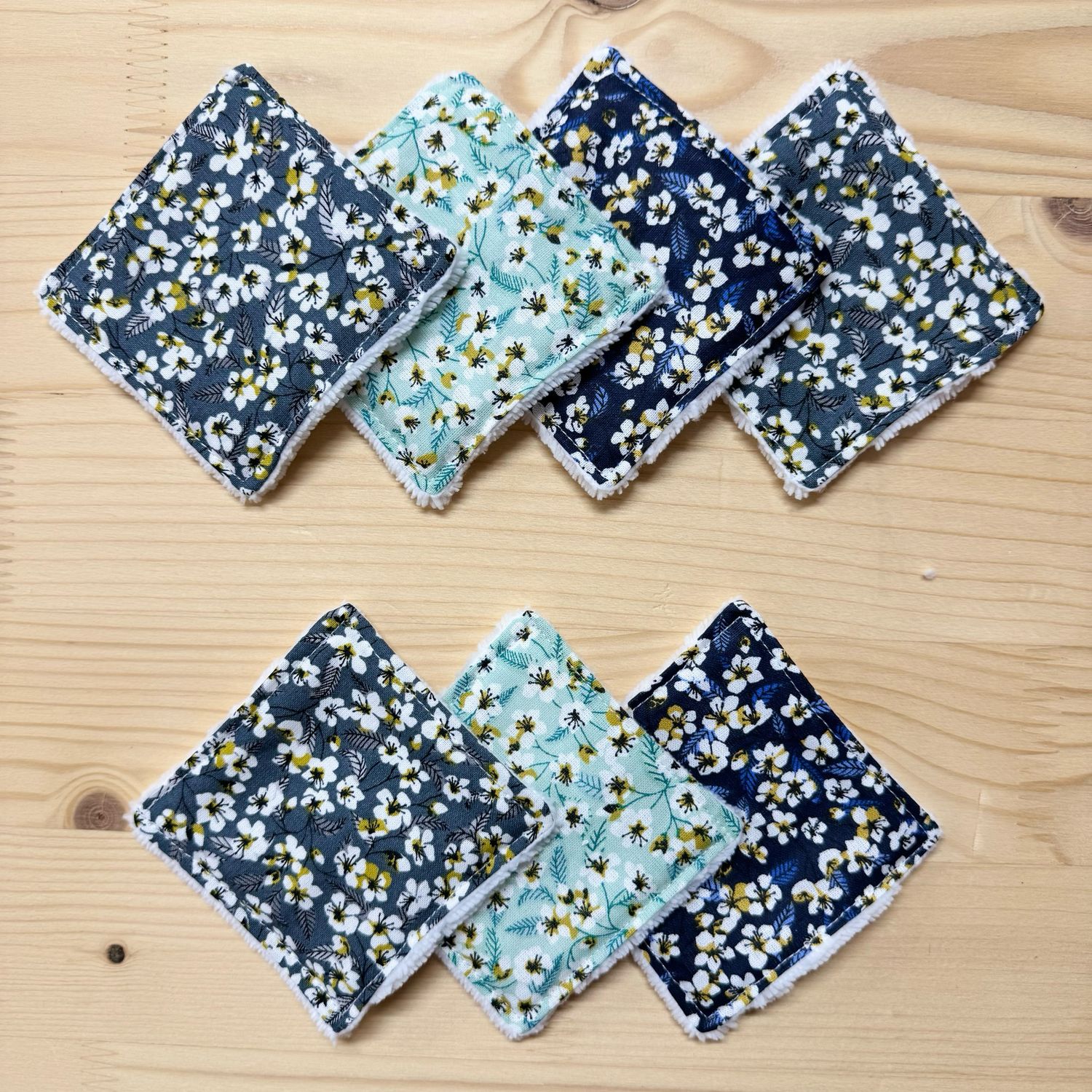 Pack de 7 lingettes lavables