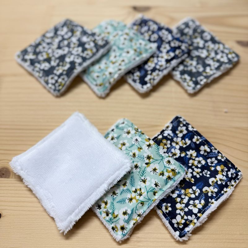 Pack de 7 lingettes lavables