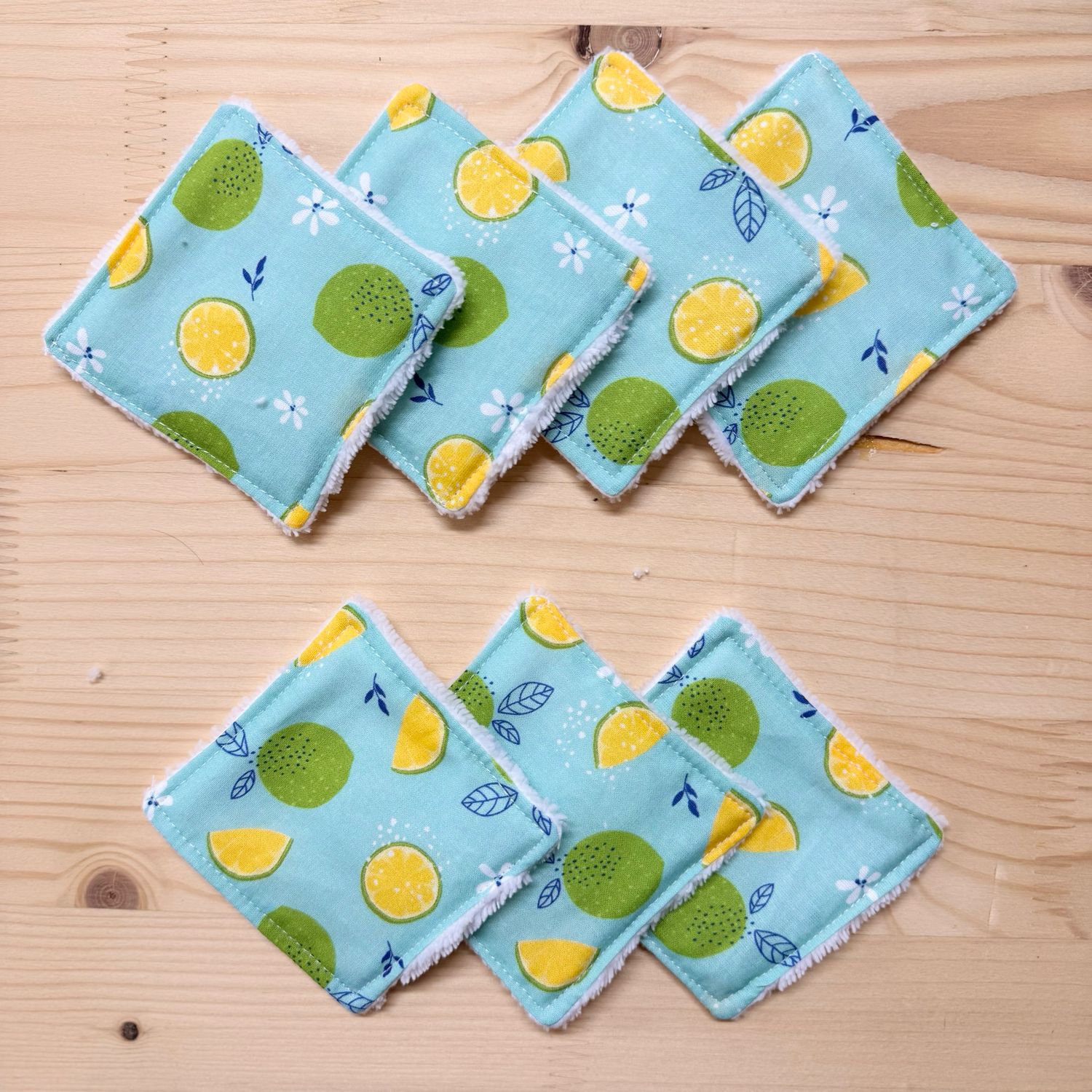 Pack de 7 lingettes lavables