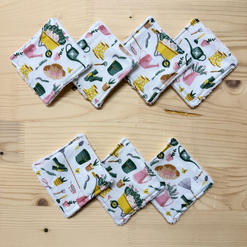 Pack de 7 lingettes lavables