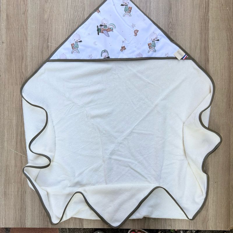 Cape de bain bébé - Motifs Aviateurs