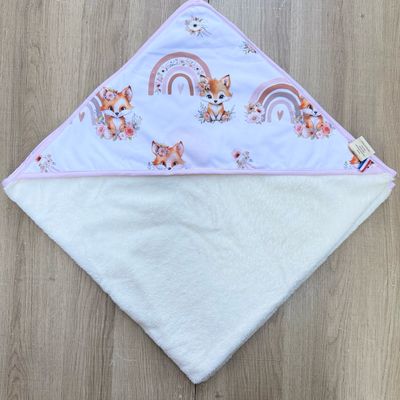 Cape de bain bébé - Motifs Renard