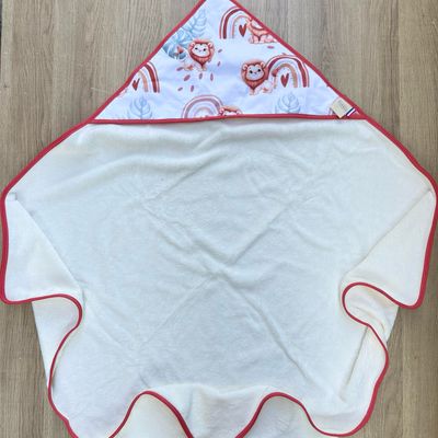 Cape de bain bébé - Motifs Lion
