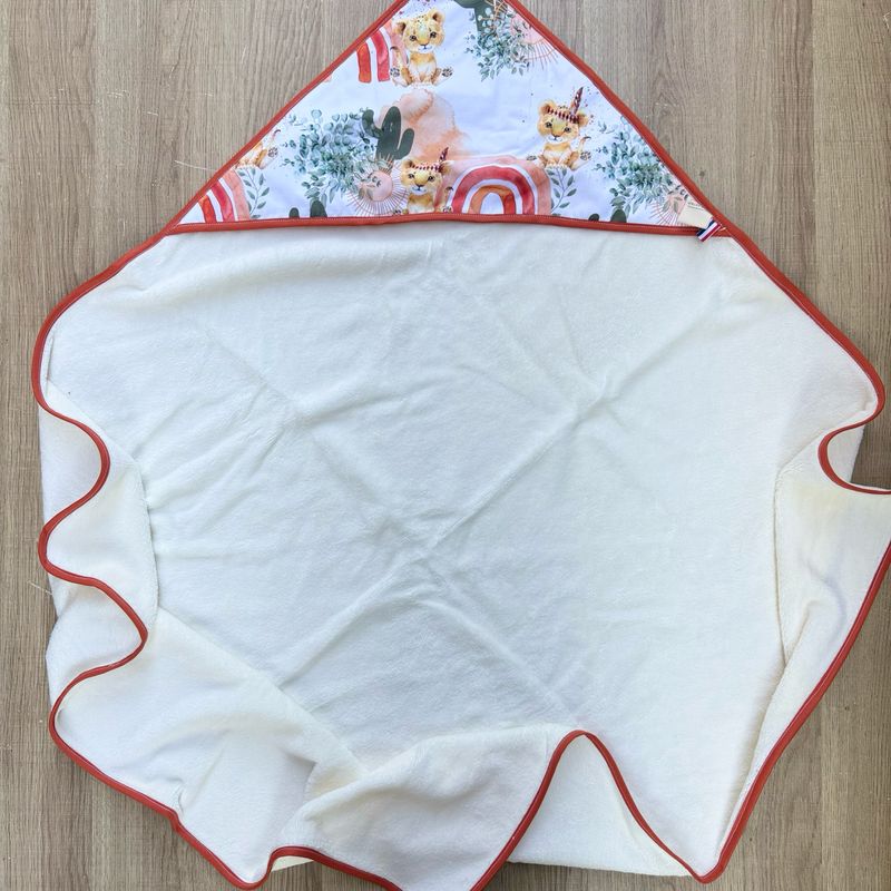Cape de bain bébé - Motifs Savane
