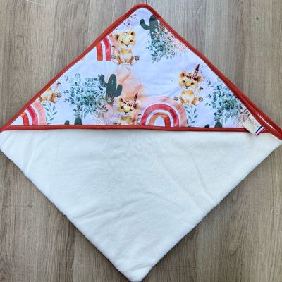 Cape de bain bébé - Motifs Savane