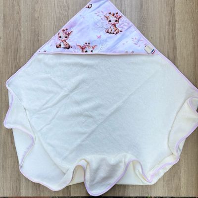 Cape de bain bébé - Motifs Girafe