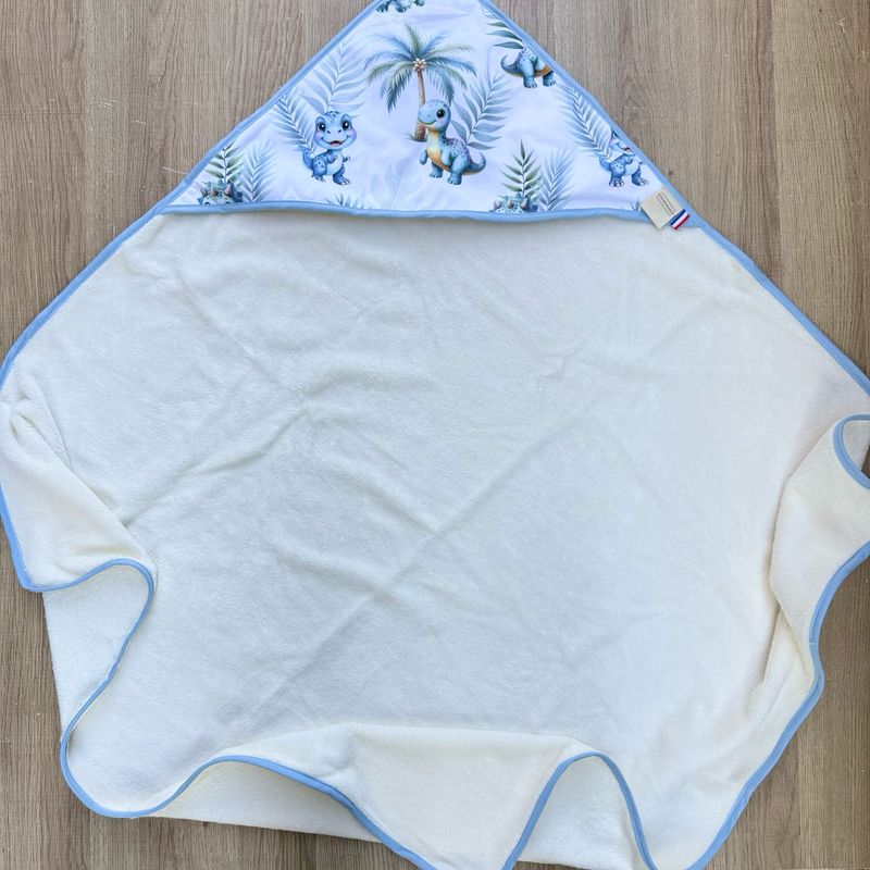 Cape de bain bébé - Motifs Dinosaures