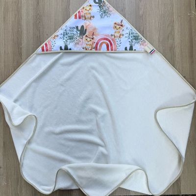Cape de bain bébé - Motifs Savane