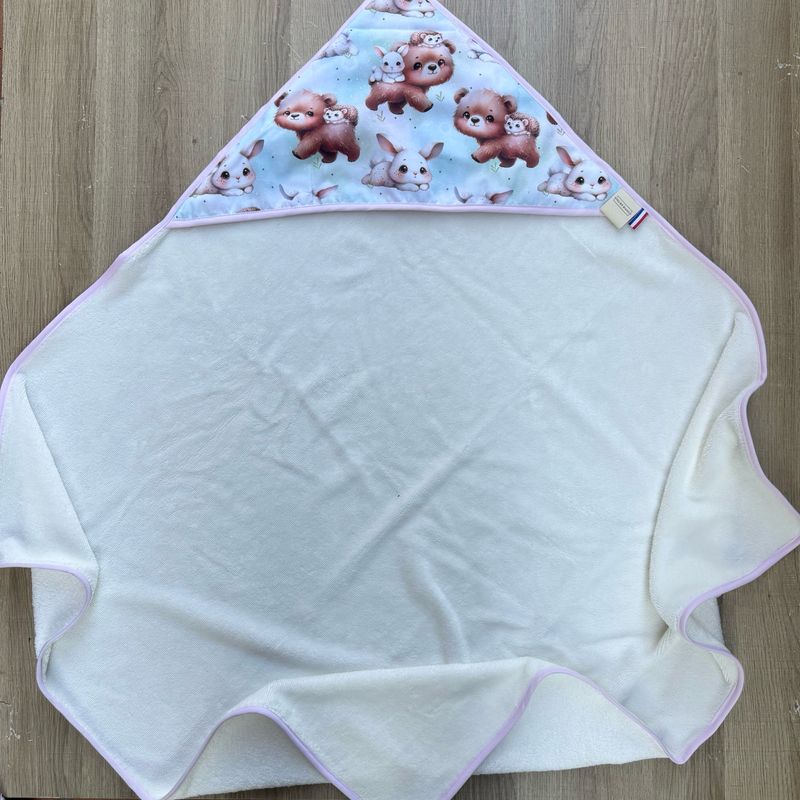 Cape de bain bébé - Motifs Ours