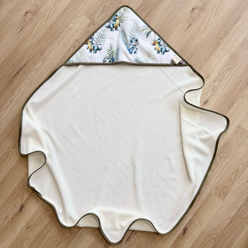 Cape de bain bébé - Motifs Dinosaures