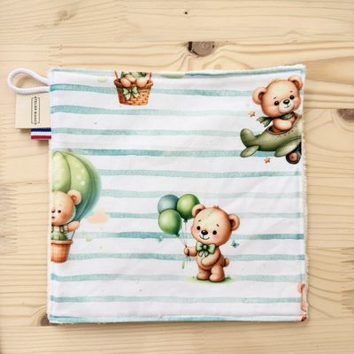 Débarbouillette lavable - Motifs Ours