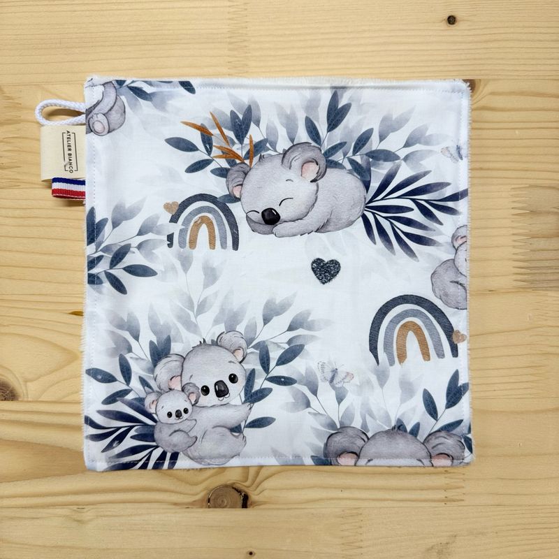 Débarbouillette lavable - Motifs Koala