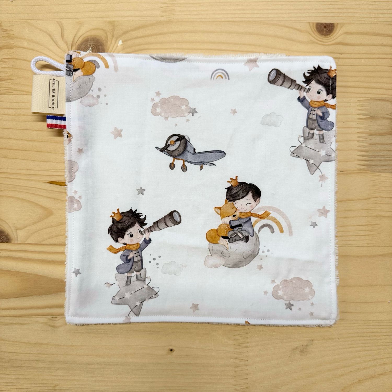 Débarbouillette lavable - Motifs Prince