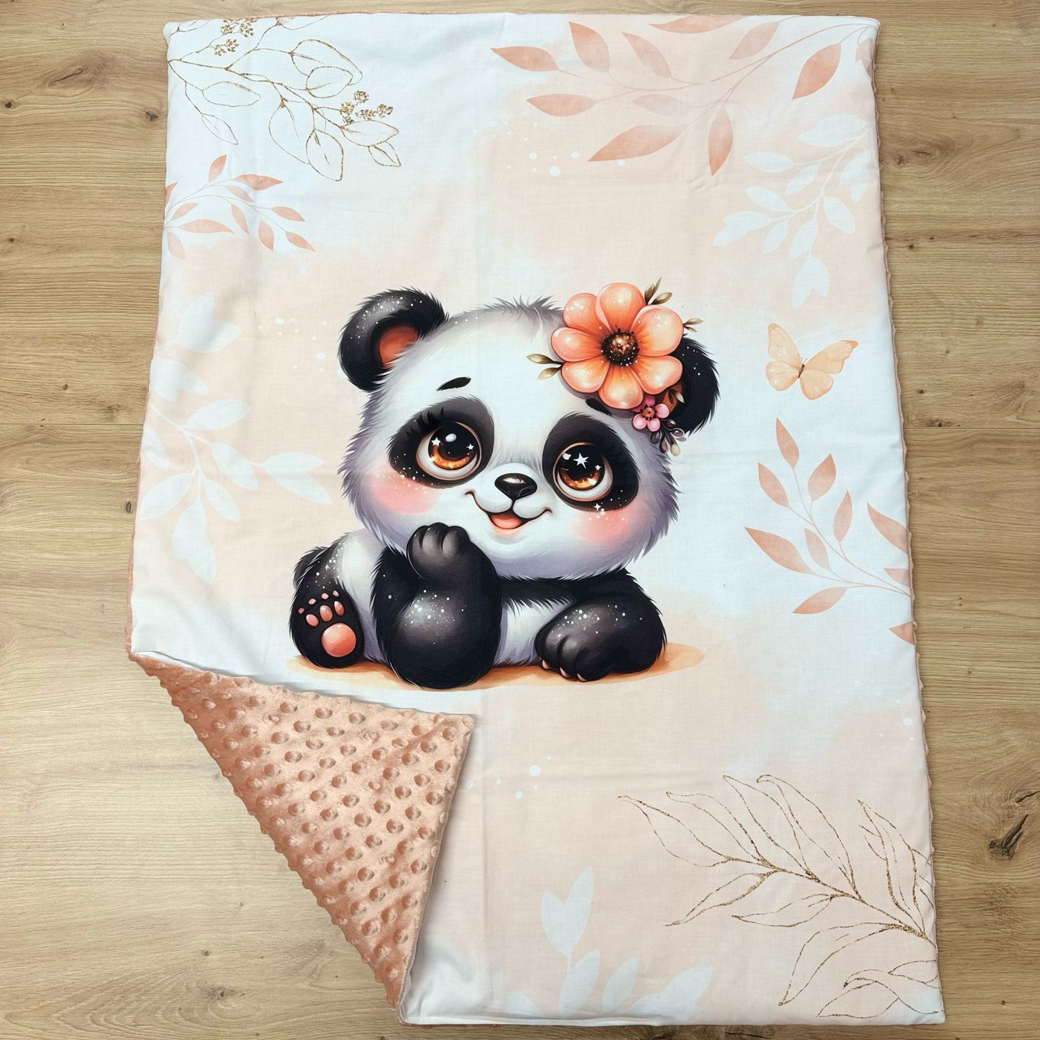 Couverture bébé personnalisable - Motifs Panda