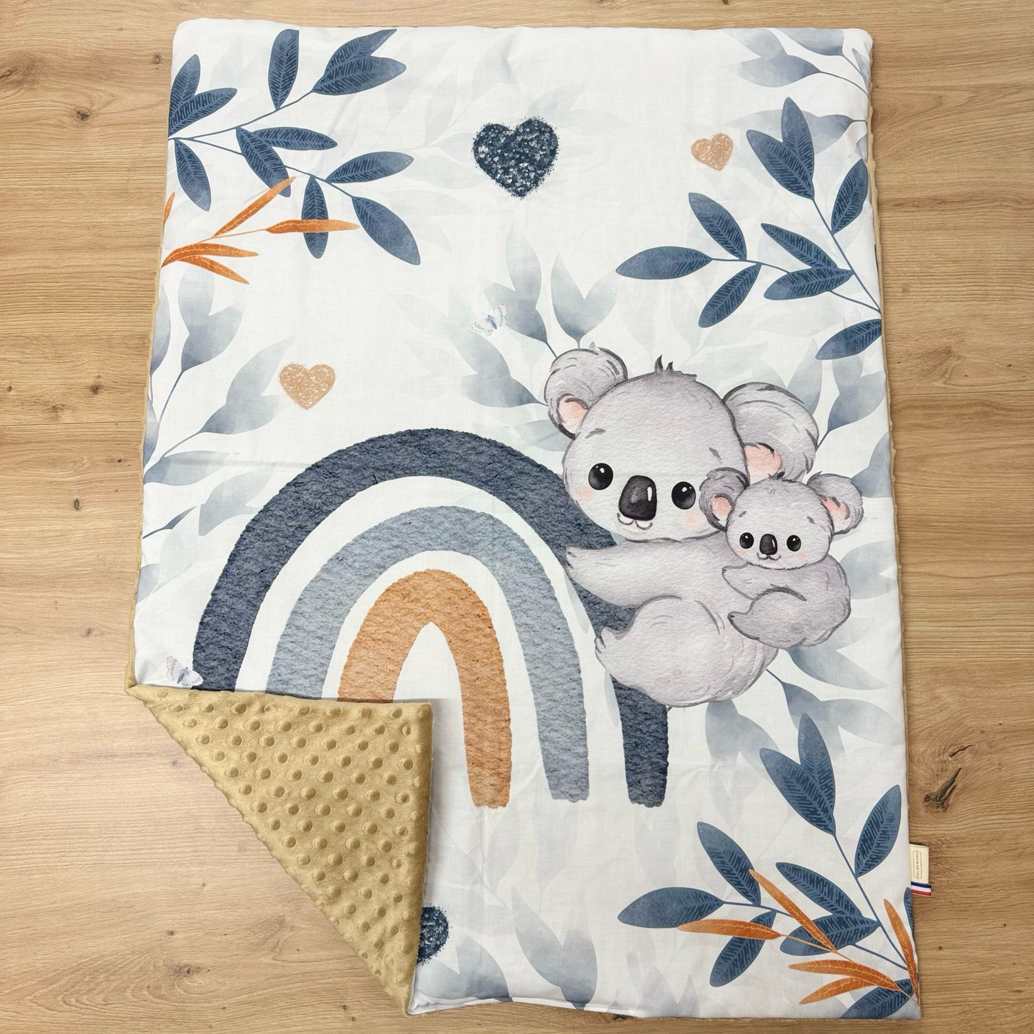 Couverture bébé personnalisable - Motifs Koala
