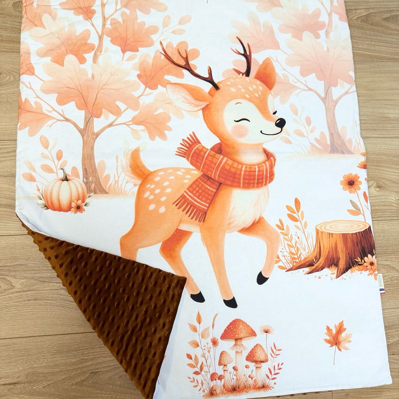 Couverture bébé personnalisable - Motifs Cerf