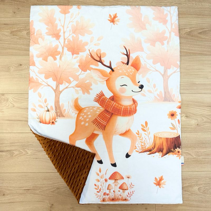Couverture bébé personnalisable - Motifs Cerf