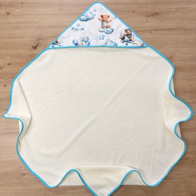Cape de bain bébé - Motifs Ourson