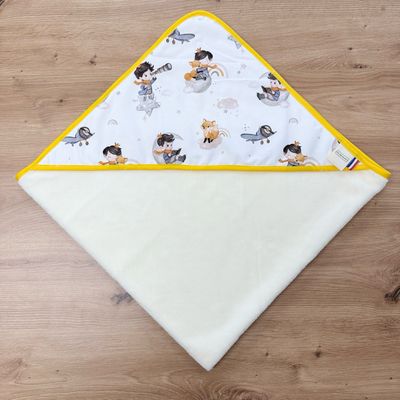 Cape de bain bébé - Motifs Prince