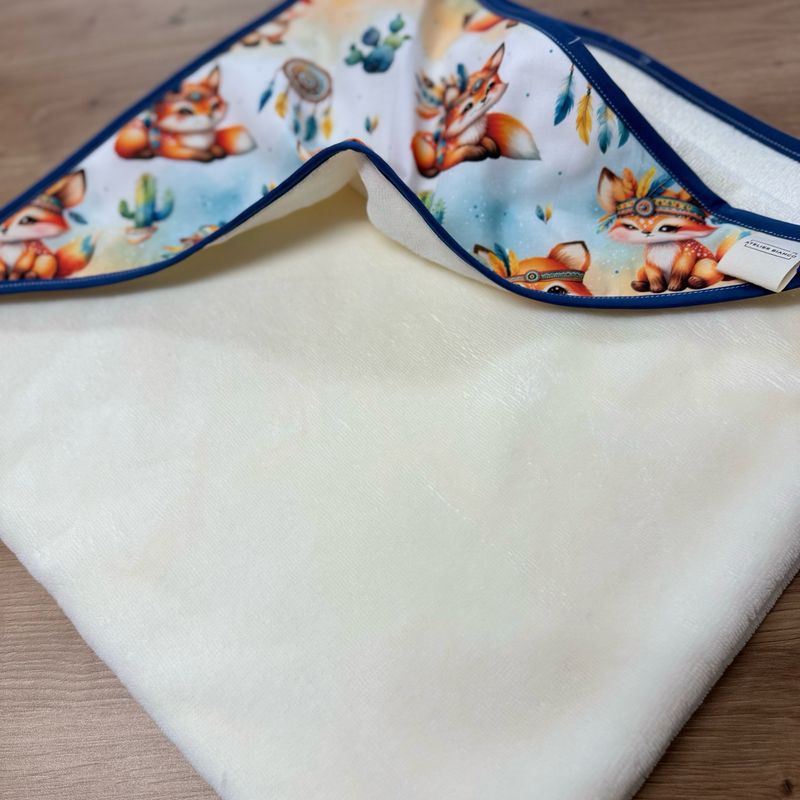 Cape de bain bébé - Motifs Renard
