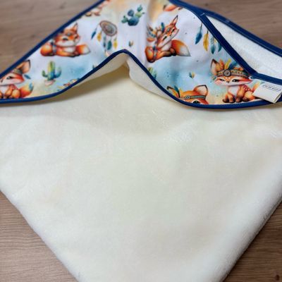 Cape de bain bébé - Motifs Renard