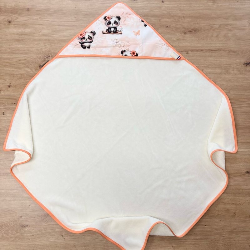 Cape de bain bébé - Motifs Panda
