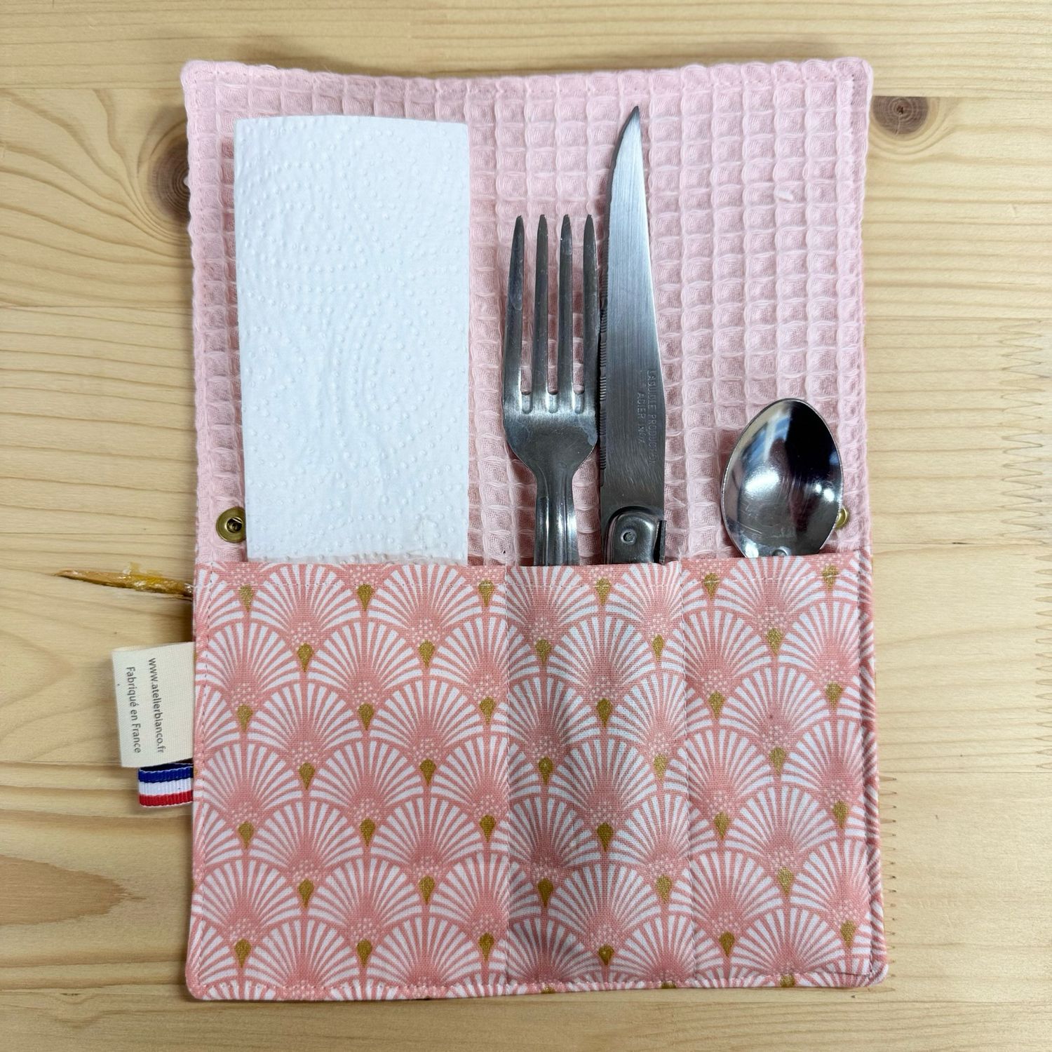 Pochette Multi-Usages – Couverts, Brosse à dents & Dentifrice