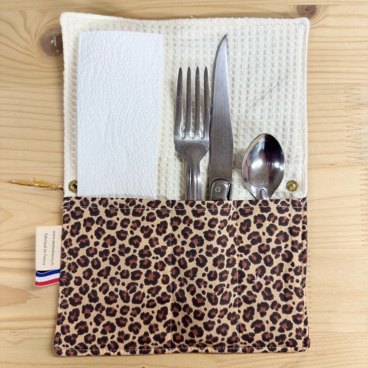 Pochette Multi-Usages – Couverts, Brosse à dents & Dentifrice