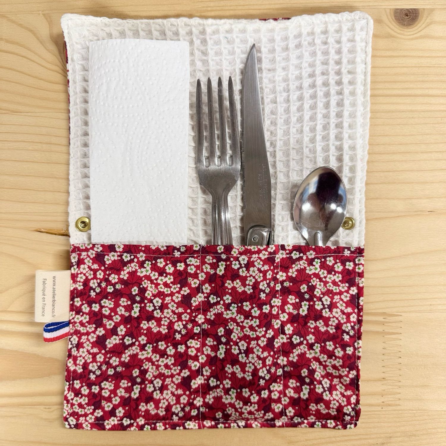 Pochette Multi-Usages – Couverts, Brosse à dents & Dentifrice