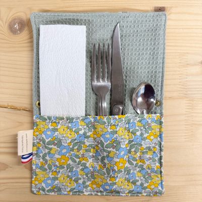 Pochette Multi-Usages – Couverts, Brosse à dents & Dentifrice