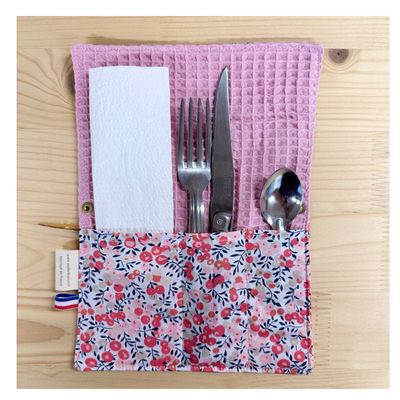 Pochette Multi-Usages - Couverts, Brosse à dents et dentifrice