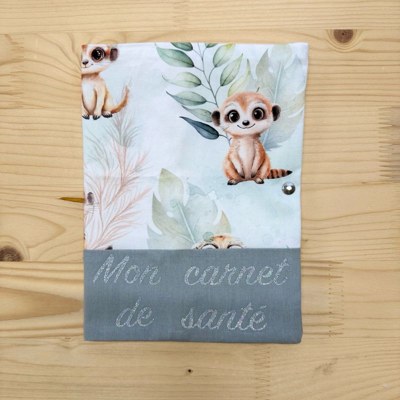 Protège carnet de santé - Motifs Lémuriens