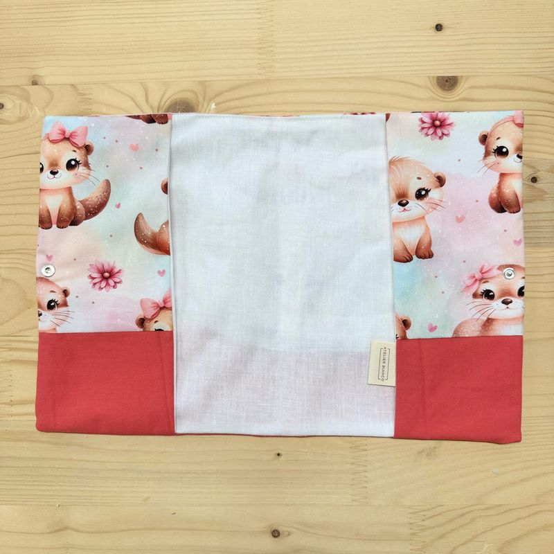 Protège carnet de santé - Motifs Loutres