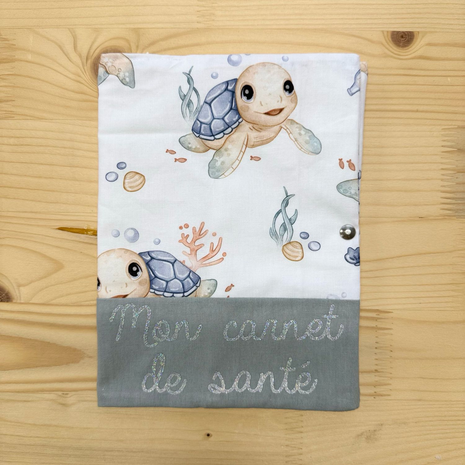 Protège carnet de santé - Motifs Tortue