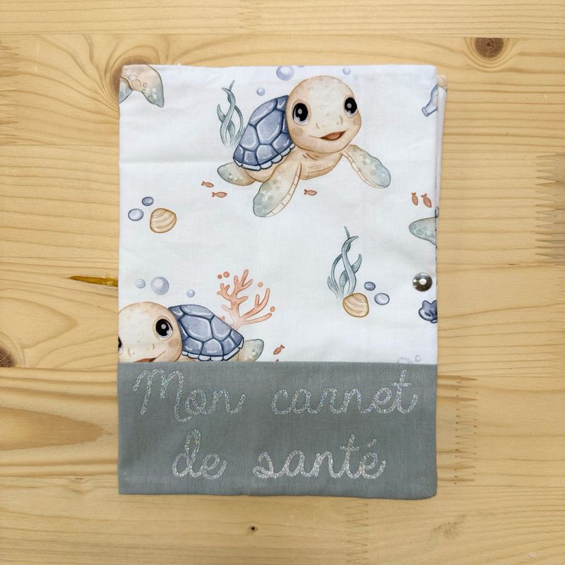 Protège carnet de santé - Motifs Tortue