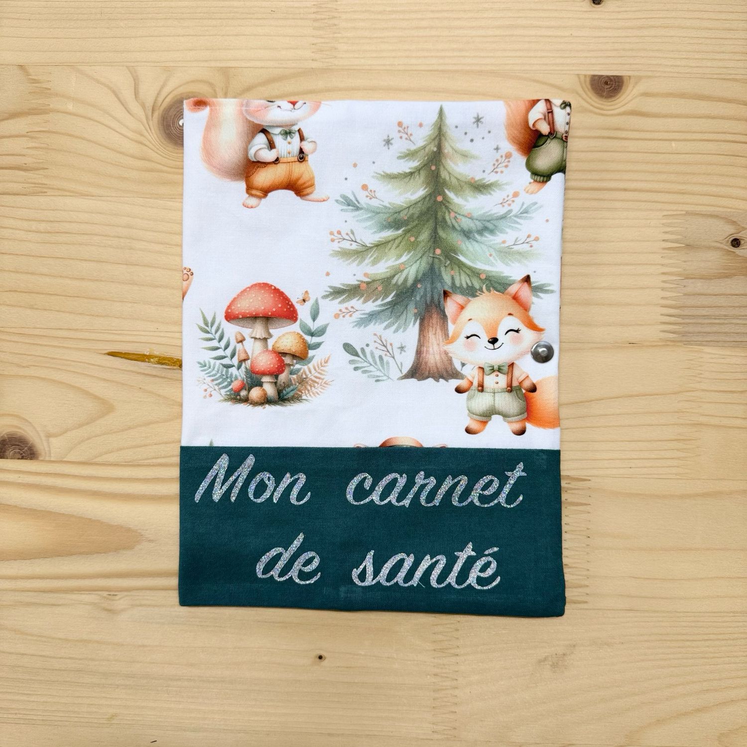 Protège carnet de santé - Motifs Forêt