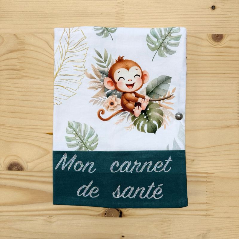 Protège carnet de santé - Motifs Singe