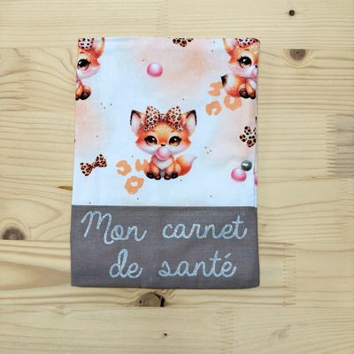 Protège carnet de santé - Motifs Renard