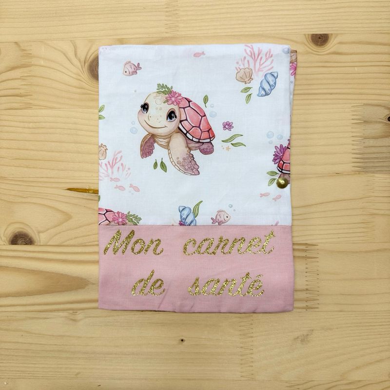 Protège carnet de santé - Motifs Tortue