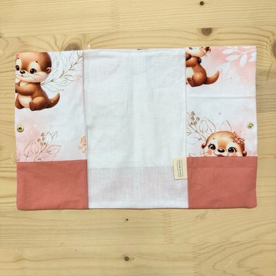Protège carnet de santé - Motifs Loutres