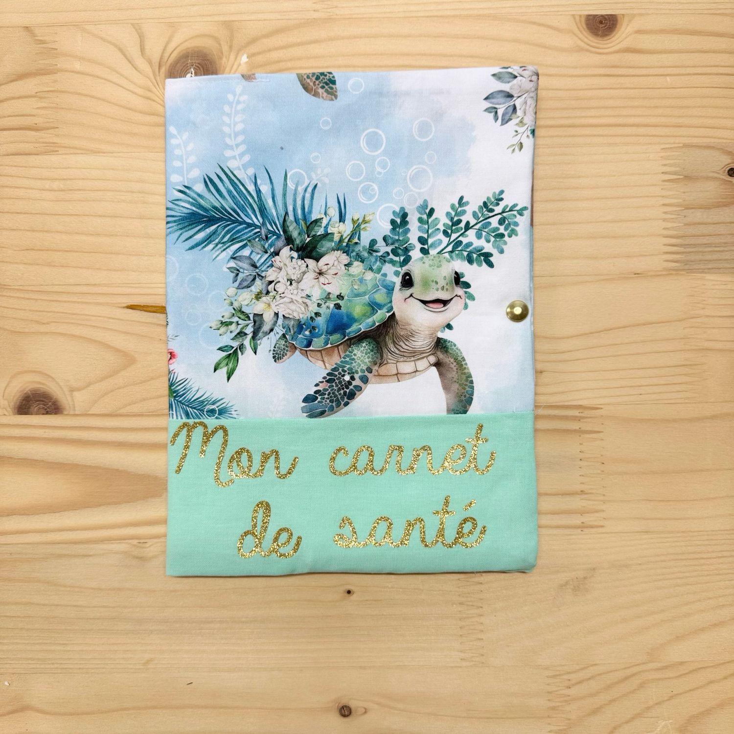 Protège carnet de santé - Motifs Tortue