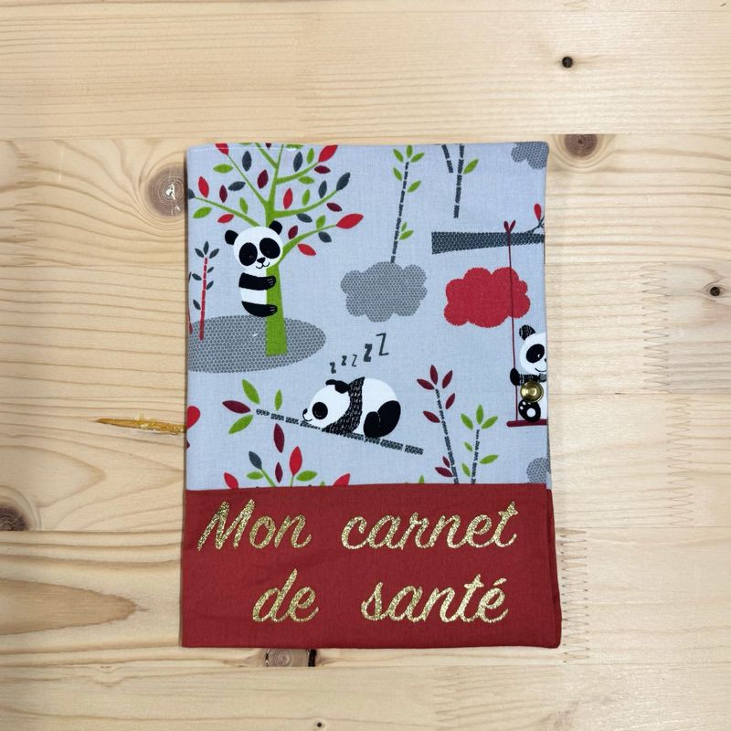 Protège carnet de santé - Motifs Panda